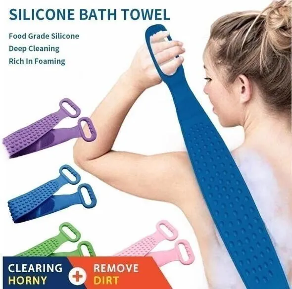 Silicone Bath Towel - multi-purpose home gadget